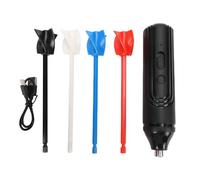 Fafeicy Miscelatore di Resina Portatile Agitatore di Resina Elettrico Senza Spazzole Ricaricabile con 4 per Miscelazione di Vernice Al Silicone Artigianato Fai-da-te Materiale ABS PVC