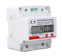 Fafeicy Misuratore di Energia Digitale, Misuratore KWH Monofase con Bidirezionale AC230V 5 80A Display LCD per il Monitoraggio Solare e Energetico Rinnovabile Domestico e Rinnovabile