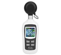Fafeicy Misuratore di Luce, Fotometro Illuminometro Digitale 0-200000 Lux con Display LCD a Colori, Misurazione della Temperatura per la Fabbrica di Uffici Scolastici