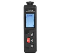 Fafeicy Misuratore di Spessore della Vernice di Rivestimento Misuratore Digitale Retroilluminato LCD per Tester di profondità del Rivestimento Automobilistico con Sonda Fe+Zn Gamma 0-1500μm per la