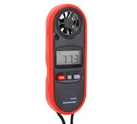 Fafeicy Misuratore di velocità del Portatile Anemometro Portatile Indicatore di Digitale con Retroilluminazione LCD e Copertura in Gomma Morbida per le attività di Pesca Pesca a Vela