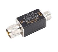 Fafeicy Misuratore SWR Metro per Le Onde per Il Misuratore di Potenza RF 1-30 MHz 10 W con 6 Indicatori a LED per Dispositivi Radio a Onda Corta