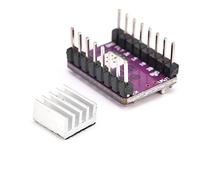 Fafeicy Modulo del Driver del Motore Stepper Stepstick, PCB con Dissipatore di Calore per Stampanti 3D e Macchine per Incisioni, Uscita Corrente 2.5A, DC 8.2-45V, Motori NEMA 17