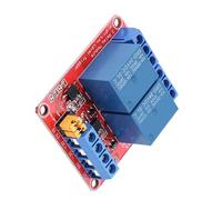 Fafeicy Modulo di relè a 2 con Isolamento OptoCouperpler per Controllo AC DC, Modulo relè a Actuator Alto e Basso Affidabile 5V 12V 12V 24V per l'automazione Domestica (24V)