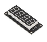 Fafeicy Modulo Display Digitale a LED Scheda a 7 Segmenti a 4 Cifre LED Verde da 0,56 Pollici con Chip di Azionamento TM1637 per Progetti Fai da Te