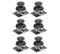 Fafeicy Modulo Joystick 6 Set Sensore Controller di Gioco XY a Doppio Asse per Progetti Console Robot KY-023, ABS con Tensione di Ingresso 3,3 V-5 V, Perfetto per il Controllo Interattivo Remoto e