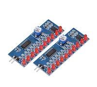 Fafeicy Modulo LED Luce Acqua Fluente con NE555 e CD4017, Kit Fai da Te Circuito Elettronico, 2 Pezzi, 5,4 x 2,1 cm, 2,5-14,5V