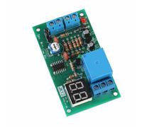 Fafeicy Modulo relè con Display LED DC12V, Modulo Interruttore di Spegnimento Ritardato con Timer Conto Alla Rovescia Regolabile da 1 Secondo a 99 Minuti