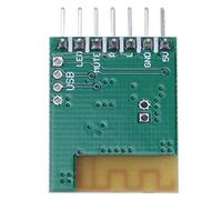 Fafeicy Modulo Ricevitore Audio Bluetooth Stereo Amplificatore Fai-da-te 7PIN 2,54 Mm Foro Passante con Indicatore LED Antenna Incorporata per Amplificatore di Potenza Altoparlante Attivo (3.3V)