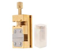 Fafeicy Morsa Banco in Ottone per Riparazione Orologi, Strumento di Bloccaggio Lancette Multifunzionale, Design Compatto con Apertura Portatile 0,2-0,9 Mm