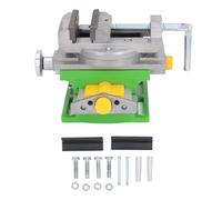 Fafeicy Morsa per Trapano a Croce, Struttura in Acciaio Legato, Potente di Serraggio, Design Compatto per Fresatrici Tavolo, Perfetta per Hobbisti e Professionisti