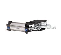 Fafeicy Morsetto Pneumatico Elevato, Acciaio Al Carbonio, Controllo Automatico, Funzionamento di Precisione, Forza di Supporto di 272 Kg per Installazione di Apparecchiature e Applicazioni Meccaniche