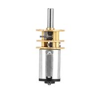 Fafeicy Motore DC con Ingranaggio, Bobina di Filo di Rame, Basso Rumore e Coppia Elevata, per Robot Fai da Te e Serrature Elettroniche, 12V 60RPM (12 V 60 giri/min)