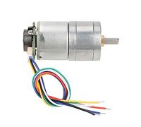 Fafeicy Motoriduttore 12 V CC Motore Elettrico Riduzione Encoder Motoriduttore 30 Giri/min Bassa velocità Coppia Elevata Basso Rumore per Apri Finestra Apri Porta Mini Verricello (DC12 30 giri/min)