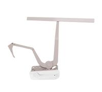 Fafeicy Operatore a Doppio Braccio per Mano Sinistra, Kit di Retrofit per Manovella per Finestra a Battente in Lega di Zinco con Copertura Staccabile Bianca e Maniglia Pieghevole