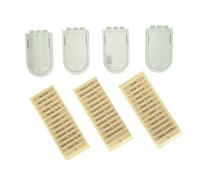 Fafeicy Organizzatore di Cucitura Portatile per Aghi di Plastica 3compartment per Aghi, Spille e Piccoli Strumenti (include 4 Casse Ed etichette) (4 pezzi verdi)