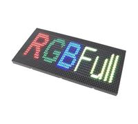 Fafeicy, P10 SCROLLING LED Display Segnale 12.6x6.3in RGB Bacheca Digitale Ad Alta luminosità con USB per pubblicità Aziendale per Esterni Interni