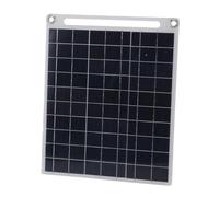 Fafeicy Pannello Solare Policristallino da 15w 16V Portatile con Doppia Uscita CC di Tipo C USB per Tavolette per Telefoni Batterie Elettronica