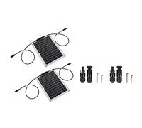Fafeicy Pannello Solare Portatile, 15W Monocristallino Impermeabile | Predisposizione alla luce solare, potenza in uscita di picco 18 V, adattatore per dispositivi USB da 5 V, telaio rigido