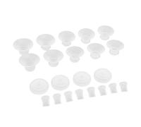 Fafeicy Parti di Ricambio per Tiralatte, Kit di Accessori per Tiralatte per M5 22 Pezzi 5 Dimensioni della Flangia 13-21 Mm con Membrane per Valvole a Becco D'anatra Silicone