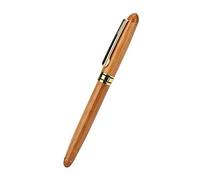 Fafeicy Penne Stilografiche, 1pc Penna Stilografica per Calligrafia, Pennino Largo con Punta a Scalpello Scrittura Gotica in Corsivo Arabo, con Manico in Compensato di Bambù(Nib: 1.9mm)