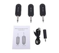 Fafeicy per Chitarra Wireless Trasmettitore e Ricevitori Wireless per Chitarra Adattatore Audio Portata 150 M per Tastiera Basso Elettrica (1 a 2)