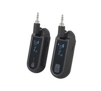 Fafeicy per Chitarra Wireless UHF, Trasmettitore e Ricevitore Ricaricabile con Trasmissione Stabile del Segnale, per Chitarra Basso