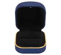 Fafeicy per la Proposta di Gioielli Rivestiti in Velluto in Velluto in Luce di Illuminazione a LED per L'impegno e Gli Anelli per Matrimoni (Blue)