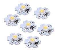 Fafeicy Perline con Lampadina a Chip LED da 1W 5V Disponibili in più Colori Perline per Lampada Ad Alta Potenza Super Luminose (Confezione da 25)(Luce Naturale)