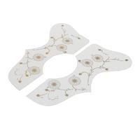 Fafeicy Pianto di Chitarra per la Protezione da Scratch per la Protezione da Scratch per la Protezione e la Decorazione per il Corpo della Chitarra Elettrica Acustica (WHITE)