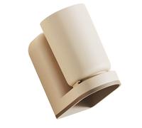 Fafeicy Pianto di Stoccaggio Appeso per Spazzolini da Denti, Manico degli Spazzolini ABS Multifunzionale Pulizia Facile per i Dormitori (Beige)