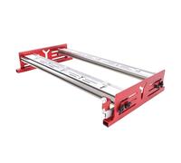 Fafeicy Piastra Scorrevole per Fresa per Lavorazione del Legno, Lega di Alluminio con Design Regolabile, Perfetta per Appiattire i Bordi e Rifilare il Compensato, Strumento Ideale per gli