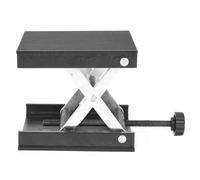 Fafeicy Piattaforma di Sollevamento da Laboratorio Altezza Regolabile Supporto di Sollevamento da Laboratorio Staffa in Ferro con Piattaforma Bifacciale 90 X 90 Mm Tavolo di Manuale Stabile per