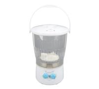 Fafeicy Piccola Lavatrice Compatta 10L 85W 15 Minuti Lavatrice per Lavanderia per Casa Grey (Plug 220v)