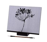 Fafeicy Pittura Riutilizzabile per Buddha con Supporto per Pennello Ad Acqua, Regali Rilassanti per Alleviare lo Stress Meditazione Arte Consapevolezza Disegno Pittura Scrittura Adulti (Tavola 37,5
