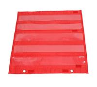 Fafeicy Pocket Tasca per la Tasca Tascabile Trasparente per le attività Scolastiche per la Scuola Organizzazione in Classe (rosso)