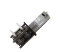 Fafeicy Pompa Peristaltica, Pompa Dosatrice per Liquidi in Acciaio Inossidabile, Doppia Portata da 200 Ml/min, Ideale per Uso in Laboratorio e Acquari (12V)