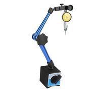 Fafeicy Porta di Base Magnetica Regolabile con Indicatore di Prova del Composizione Doppia Asta Flessibile 13,8 Pollici V Base Scanalatura per Calibrazione di Lavorazione di Precisione