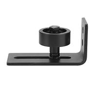 Fafeicy Porta Scorrevole in Acciaio a Carbone Portatore di Fondo per il Pavimento della Parete del Pavimento Dell'accessorio Portiera per Spessore della Porta 76 Mm