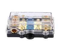 Fafeicy Portafusibile a Lamella per Circuito Audio Auto, 24V 60A 1