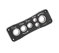 Fafeicy Portapunte per Fresa Multifunzionale Portatile Compatto, Utensile Efficiente, Ampia Applicazione a Casa, Lavorazione di Mobili con Eccellente Materiale in Acciaio Ad Alto Tenore di Carbonio