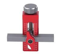 Fafeicy Posizionatore di Installazione per Porta dell'armadio 2 in 1, Strumento in Lega di Alluminio con Design Regolabile e Punta a Coclea per Falegnami