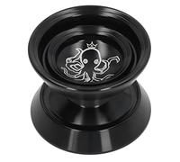 Fafeicy Professionista in Lega di Alluminio Professionista Che Non Risponde Yoyo Ball Performance Advanced for Kids Family Practice Gleves 3PCs Strings (BLACK)