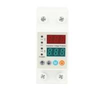 Fafeicy Protezione da Sovratensione Protezione da Sovratensione Scaricatore di 2P Guida DIN AC220V Display Digitale Impostazione della Tensione Regolabile da (63A)