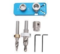 Fafeicy Punta Foro del Profilo in Alluminio M6 M8 Kit BIT BIT DRILL Posizionamento Accurata Kit di Guida per Trapano per Strutture a Cornice Industriale Installazione di Macchinari