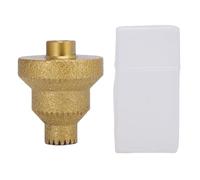 Fafeicy Punta per Trapano a Campione a Gradino Diamante M10 Filetta 20mm 35mm 50 Mm a Strato Multilo a Strato Conico Brasatura per Trapano Piastrella per Trapano Marmo