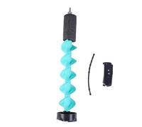 Fafeicy Punta per Trapano a Coclea di Ghiaccio 5 Pollici Bip per Trapano Ghiaccio Elettrico Bizza di Rottura del Ghiaccio con Tubo Mobile e Lama in Acciaio in Lega per Perforazione