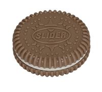 Fafeicy Push Magnetico Slider Giocattoli Biscotti a Forma di Calma Biscotti di Punta del Scorrimento di Punta di dito. (BROWN)
