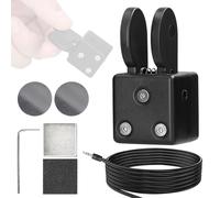 Fafeicy QU-2020A Chiave a Doppia Paletta, Materiale ABS, Chiave in Codice Morse CW Ad Alta Efficienza per Radio a Onde Corte e Progetti Fai-da-te