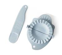 Fafeicy Ravioli Maker Pressa Manuale per Ravioli Macchina per in Plastica con Cucchiaio di Riempimento 12,5 Cm Design Appeso Salvaspazio Facile Sigillatura per di Famiglia Domestica (BLUE)